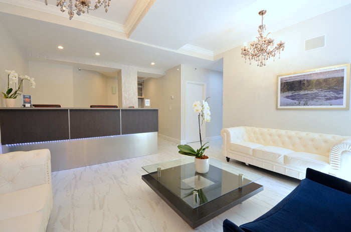 Front desk / waiting room - Upper East Side Gastroenterology Office