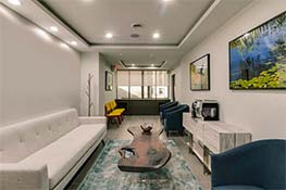 Manhattan Gastroenterology lobby and patients waiting area in Midtown, Manhattan, NY