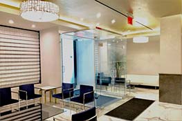 Manhattan Gastroenterology lobby and patients waiting area in Union Square/Chelsea, Manhattan, NY