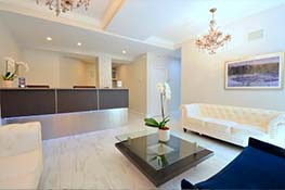 Manhattan Gastroenterology lobby and patients waiting area on the Upper East Side, Manhattan, NY