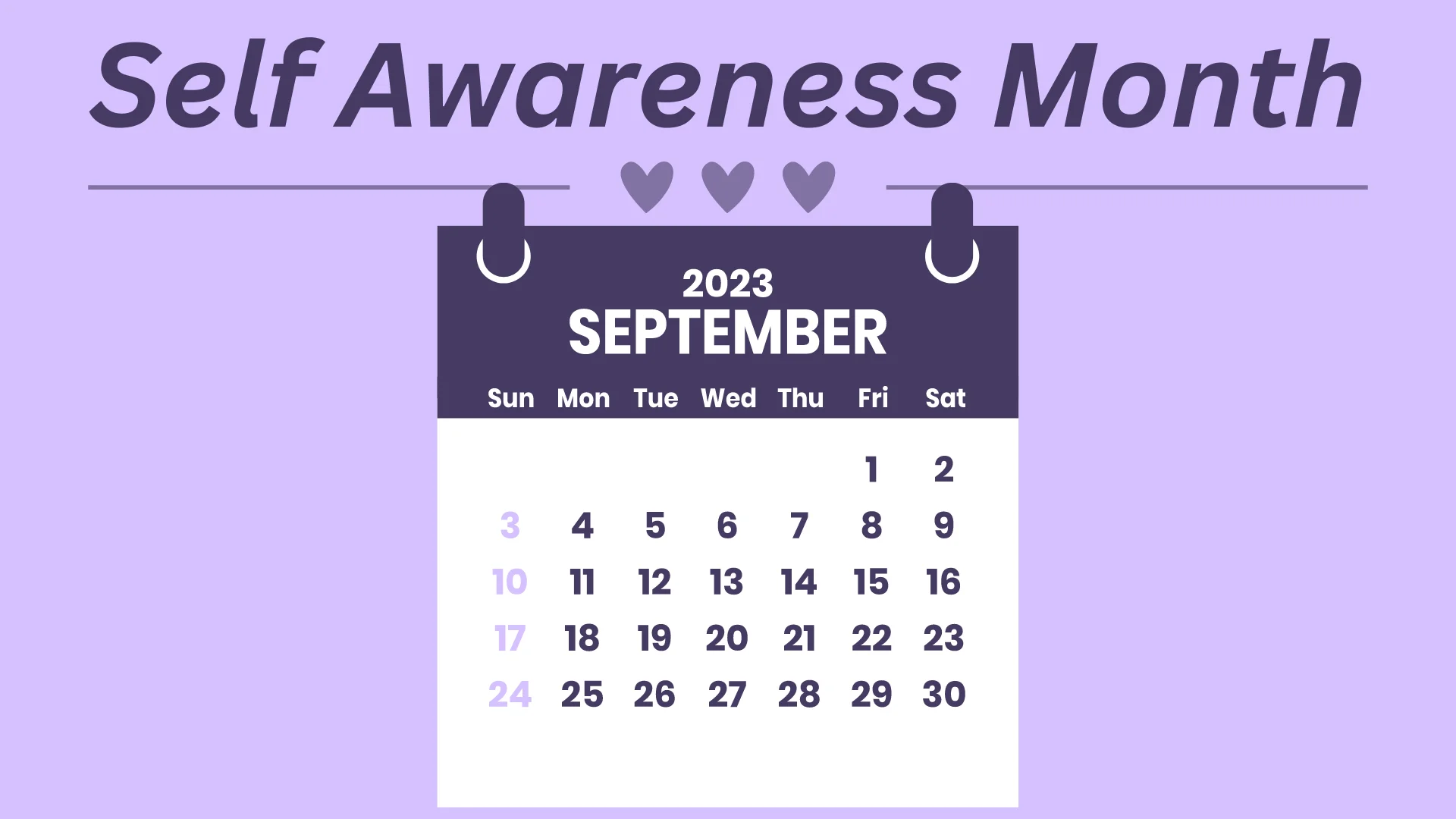 Self-Awareness Month